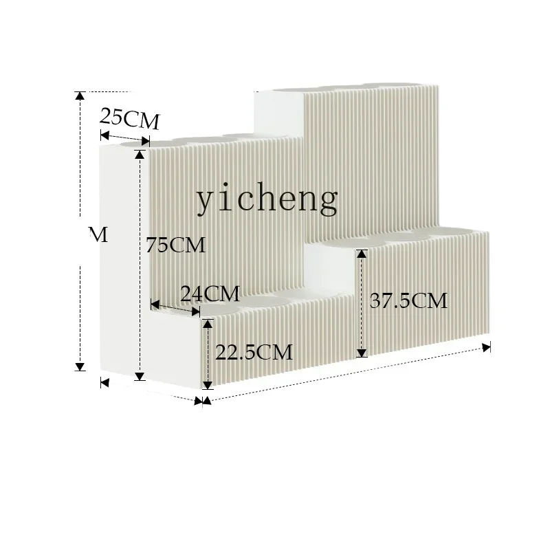 

ZZTQH display stand exhibition brick and mortar store live broadcast product Nakajima display case four-step display stand