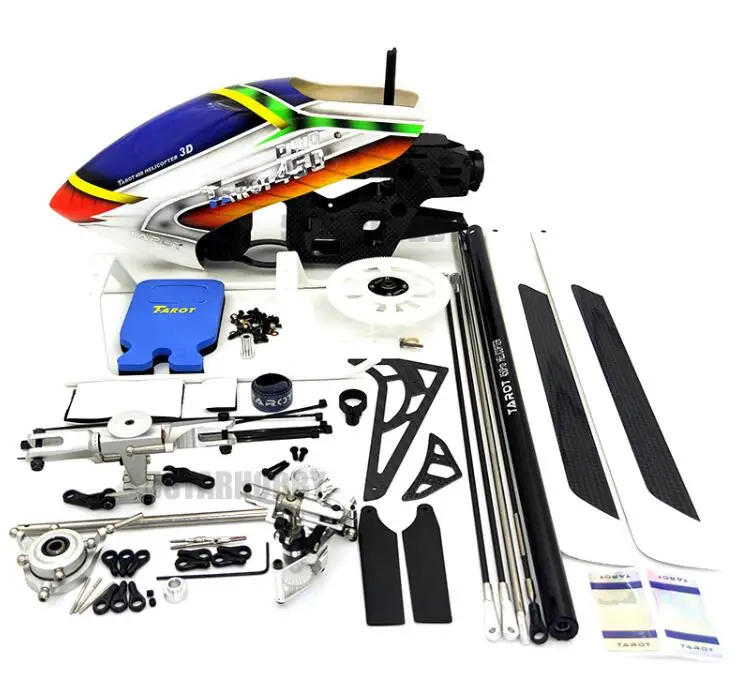 TAROT 450 PRO V2 FBL KIT TL20006 Flybar rotor head RC helicopter including canopy and carbon blades