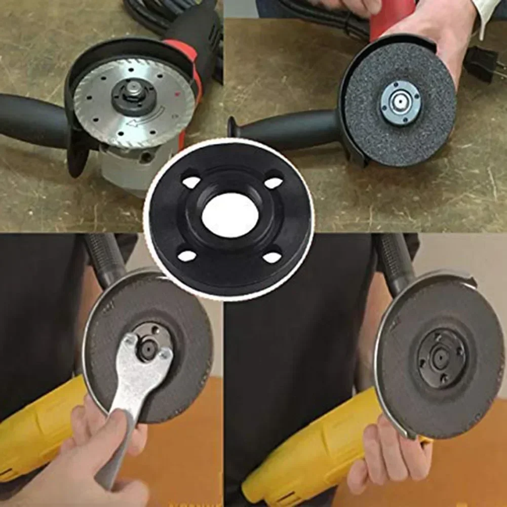 Conjunto de porca de flange, 2 peças, ferramentas de substituição de rosca, moedor de ângulo interno e externo, conjunto de ferramentas, acessórios de moedor de ângulo