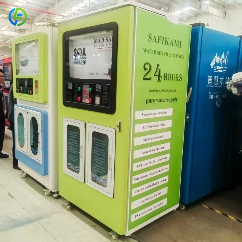 Purified Water Vending Machine RO Water Vending Machine Remote Management for Community Water Station FL Customized