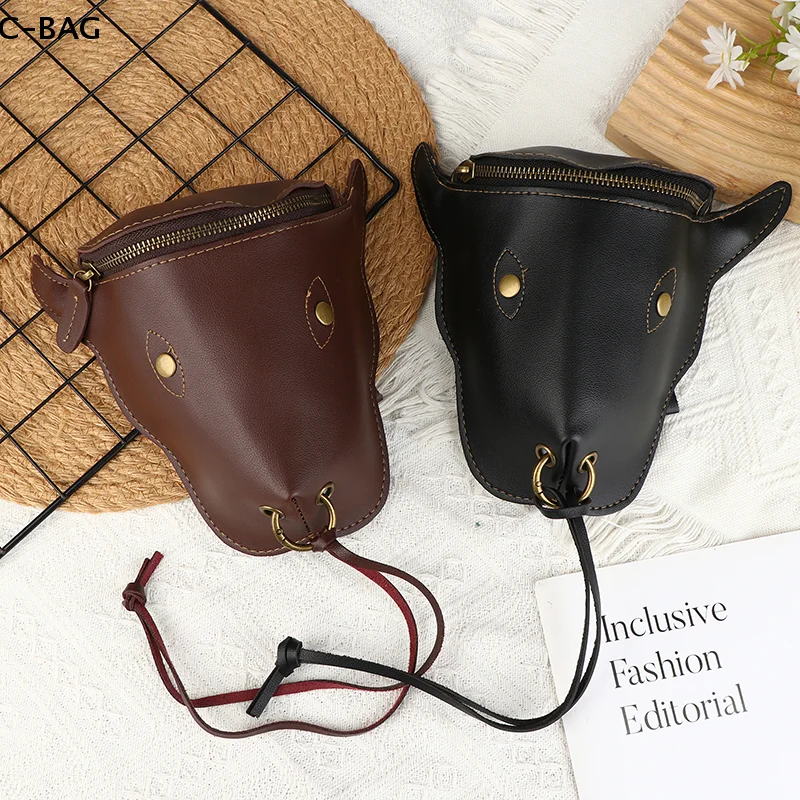 

Мужская винтажная поясная сумка из искусственной кожи с надписью «яблочко» в средневековом рыцарском стиле, поясная сумка с застежкой-молнией для повседневных особых случаев