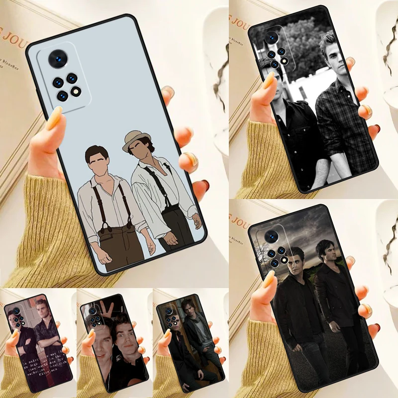 Salvatore Brothers 1864 Damon Stefan Case For Samsung Galaxy S24 Plus S23 S20 S21FE Lite S22 Ultra Note 20 S8 S9 S10 Phone Coque