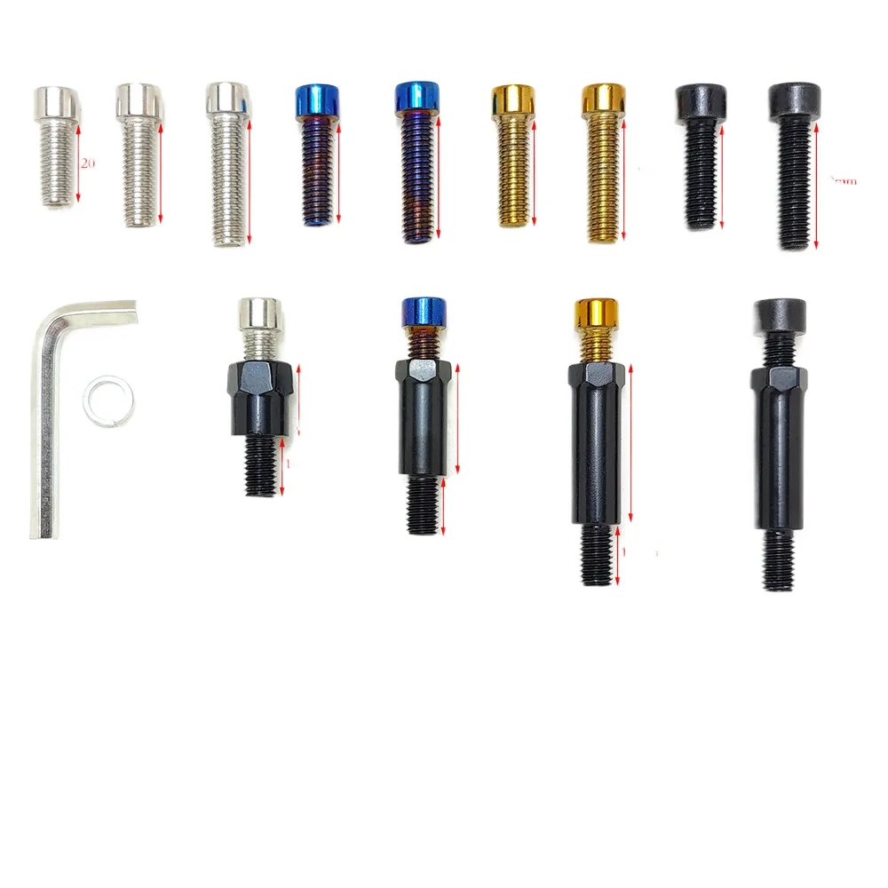 AOS4 Rearview Mirror Heightening Screw Balance Rod Mobile Phone Holder Transfer Lengthening M85C M95C