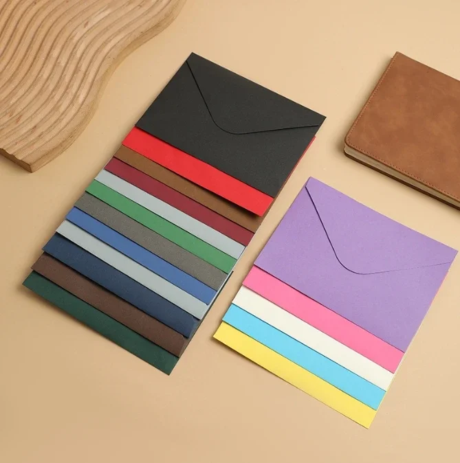 50 Sheets Vintage Envelopes Set Retro Paper Envelopes for Wedding Holiday Birthday Party Greeting Cards Mailing Accessories