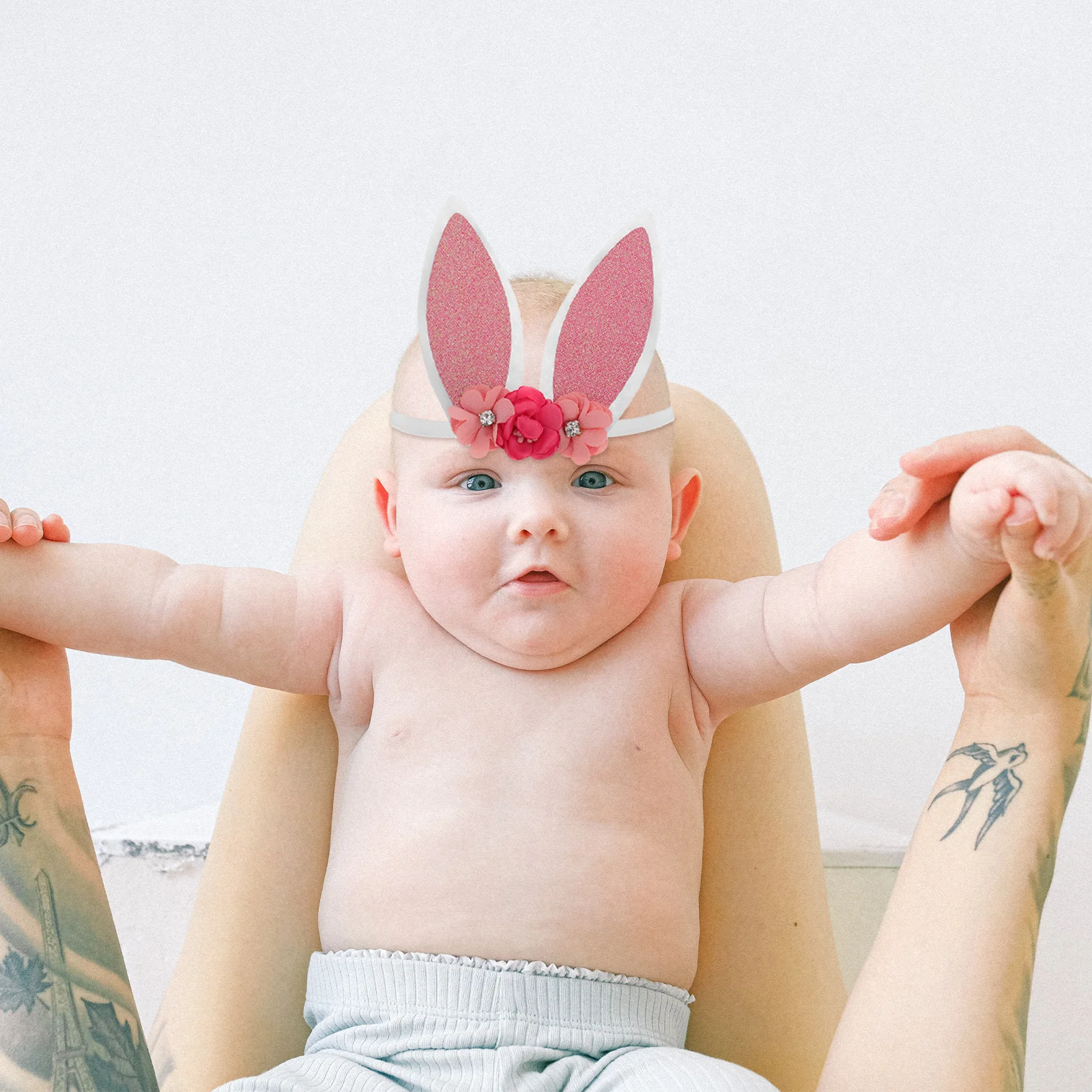 

Cute Rabbit Ear Headband For Kids Girls Women Vintage Bunny Ears Hair Band Party Cosplay Accessory Easter Birthday