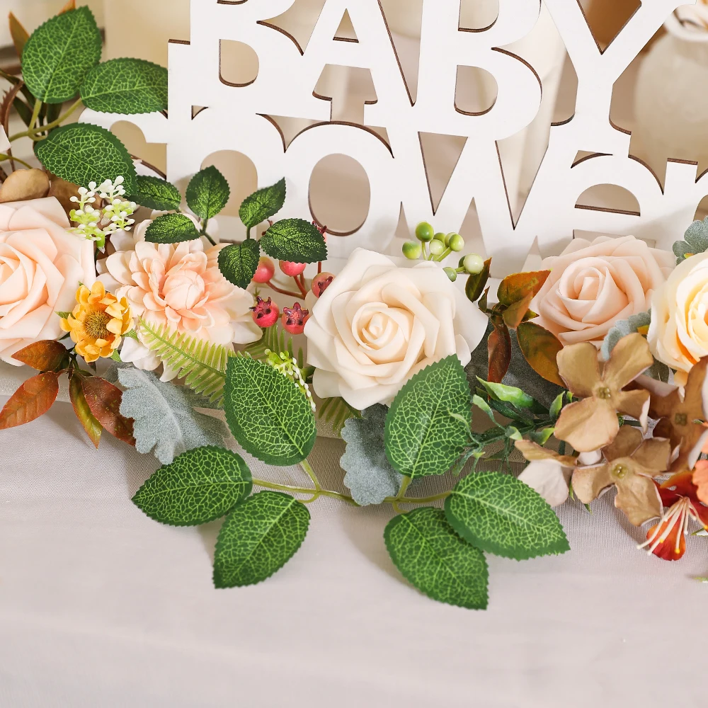 50Pcs Green Artificial Leaves Fake Plant Home Decor Christmas Party Wedding Decoration Bride Garland Scrapbook Gifts Accessories