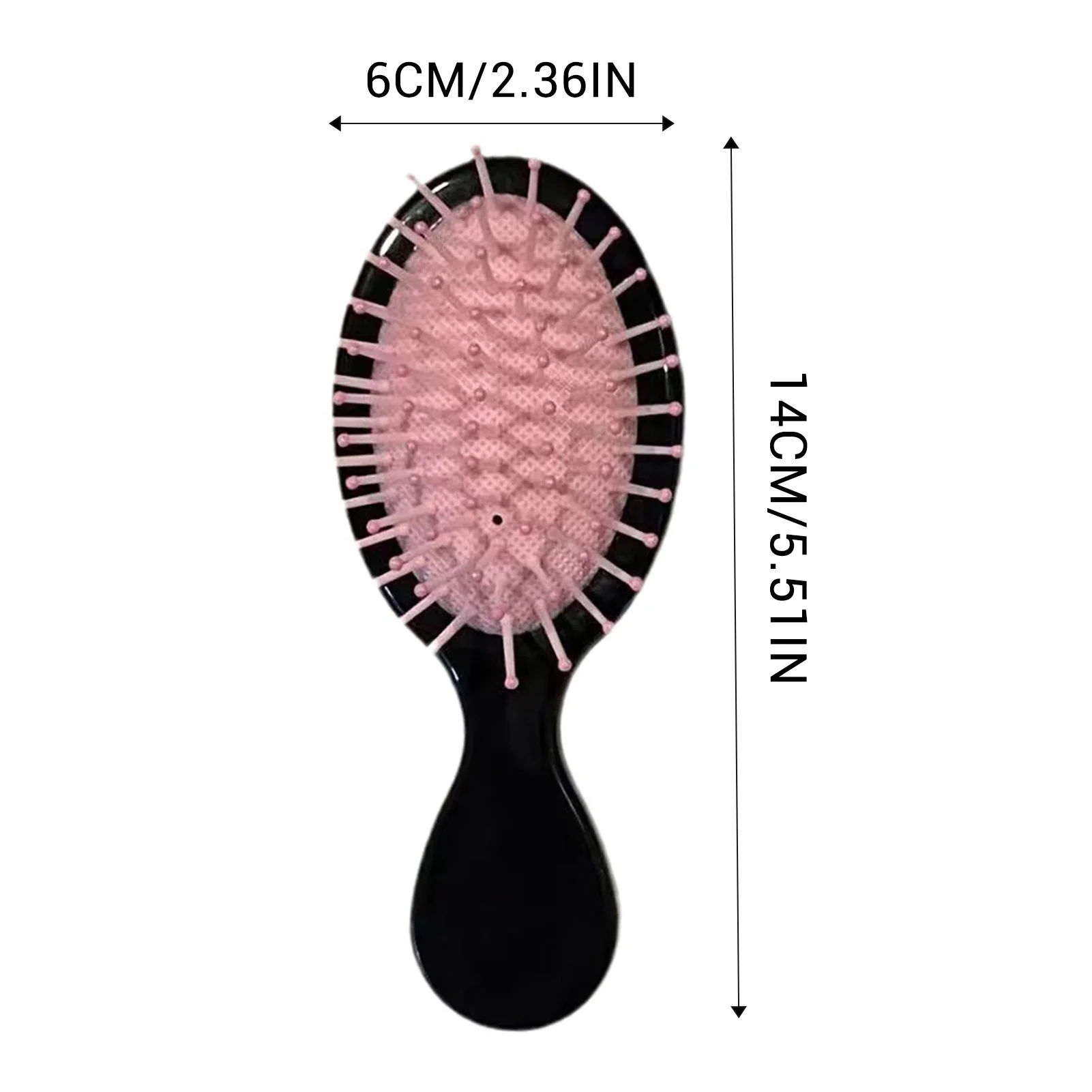 Mini Hair Comb With Mirror Foldable Comb Travel Portable Massage Women Girl Hair Brush Pink Bowknot Comb Styling Tools Gift