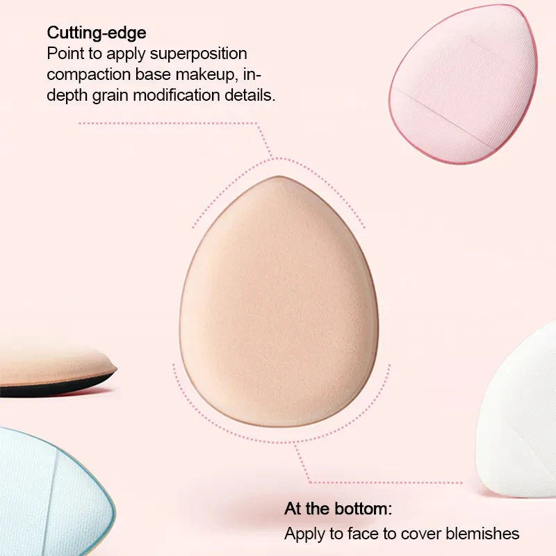 إسفنجة مكياج صغيرة للأصابع ، أساس كونسيلر ، تفاصيل نفخة ، وسادة هواء الإبهام ، نفخة تجميلية ، أداة مكياج ، مقاس ، 5 قطعة ، 10 قطعة ، 20 قطعة