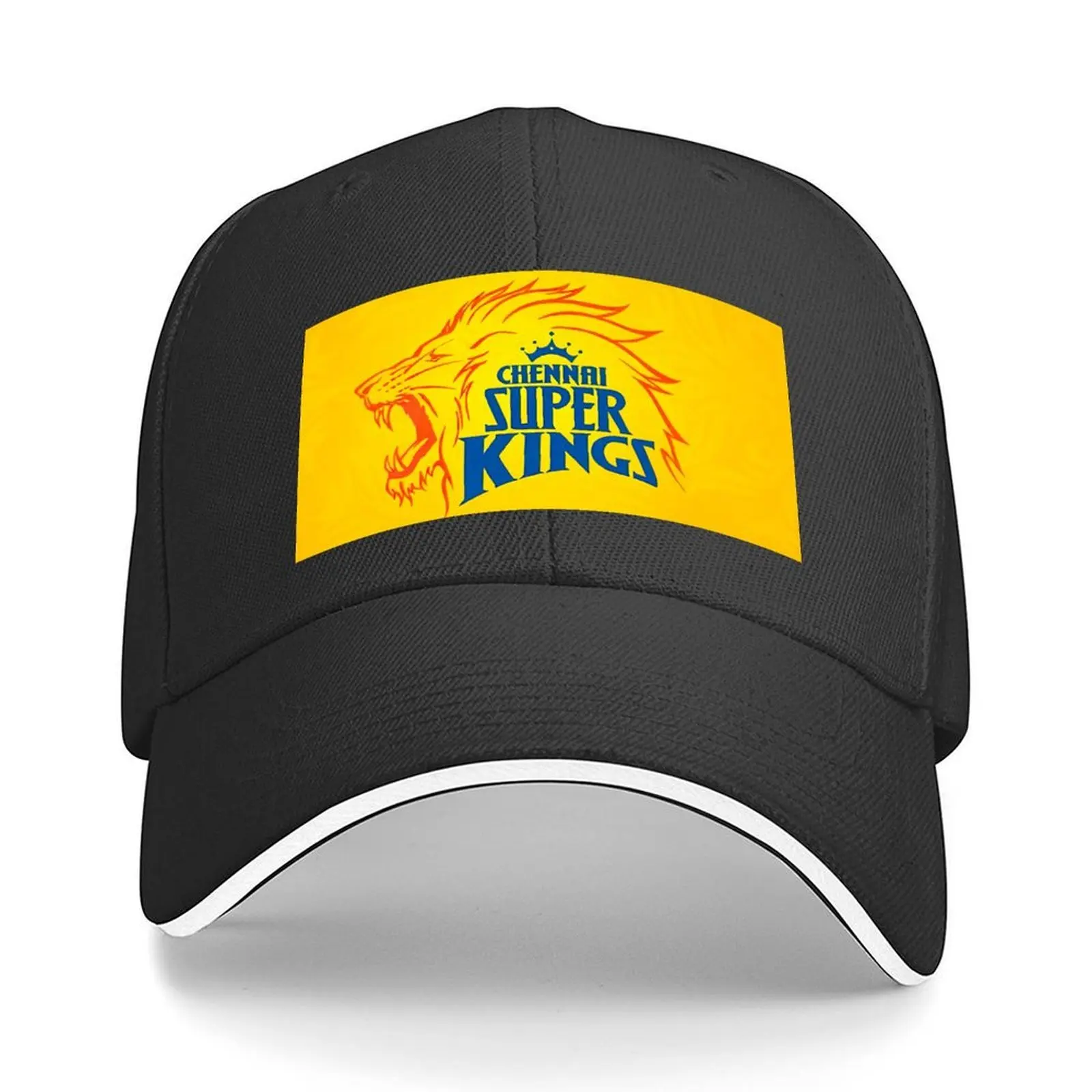 

Chennai Super Kings (CSK) IPL Team 2022 Flat Mask, Baseball Cap Luxury Cap funny hat Sunhat Luxury man cap For Women 2025 Men's