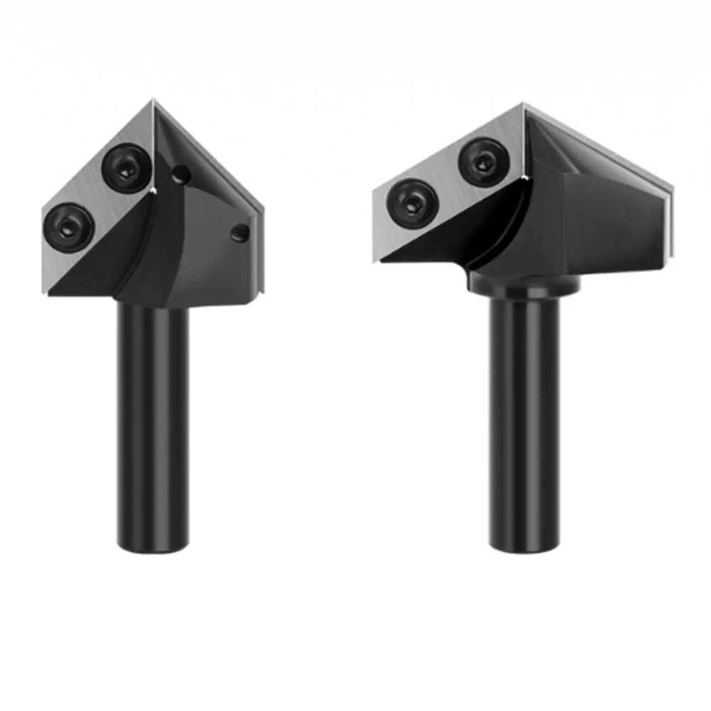 

Фреза с хвостовиком 1/2, 120 градусов или 45 градусов, V-образная канавка, фрезерный станок с ЧПУ для деревообработки и формирования кромок металла