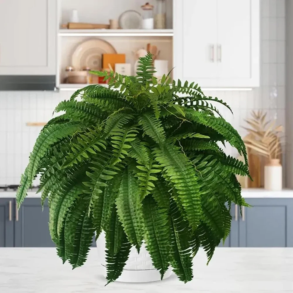 Outdoor Artificial Fern Ornament Decor Personalized Door Front Decor For Porch Window