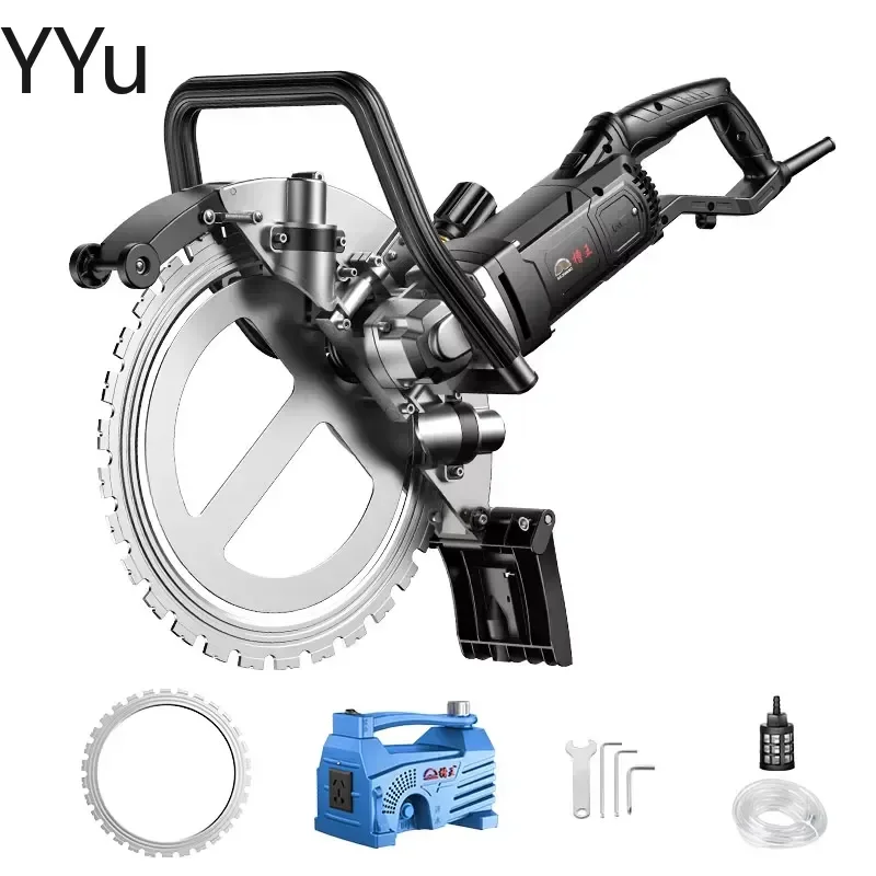 for High Power Circular Saw Concrete Cutting Machine Cement Road Cutter Stone Slotting Wall Cutting Tool Electric Angle