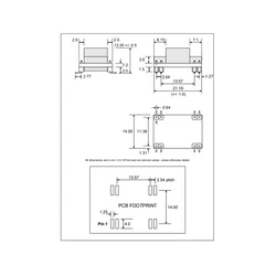 Módulo POE aislado DP9900M Pin a PiN AG9900M 5V 1.8A IEEE802.3Af