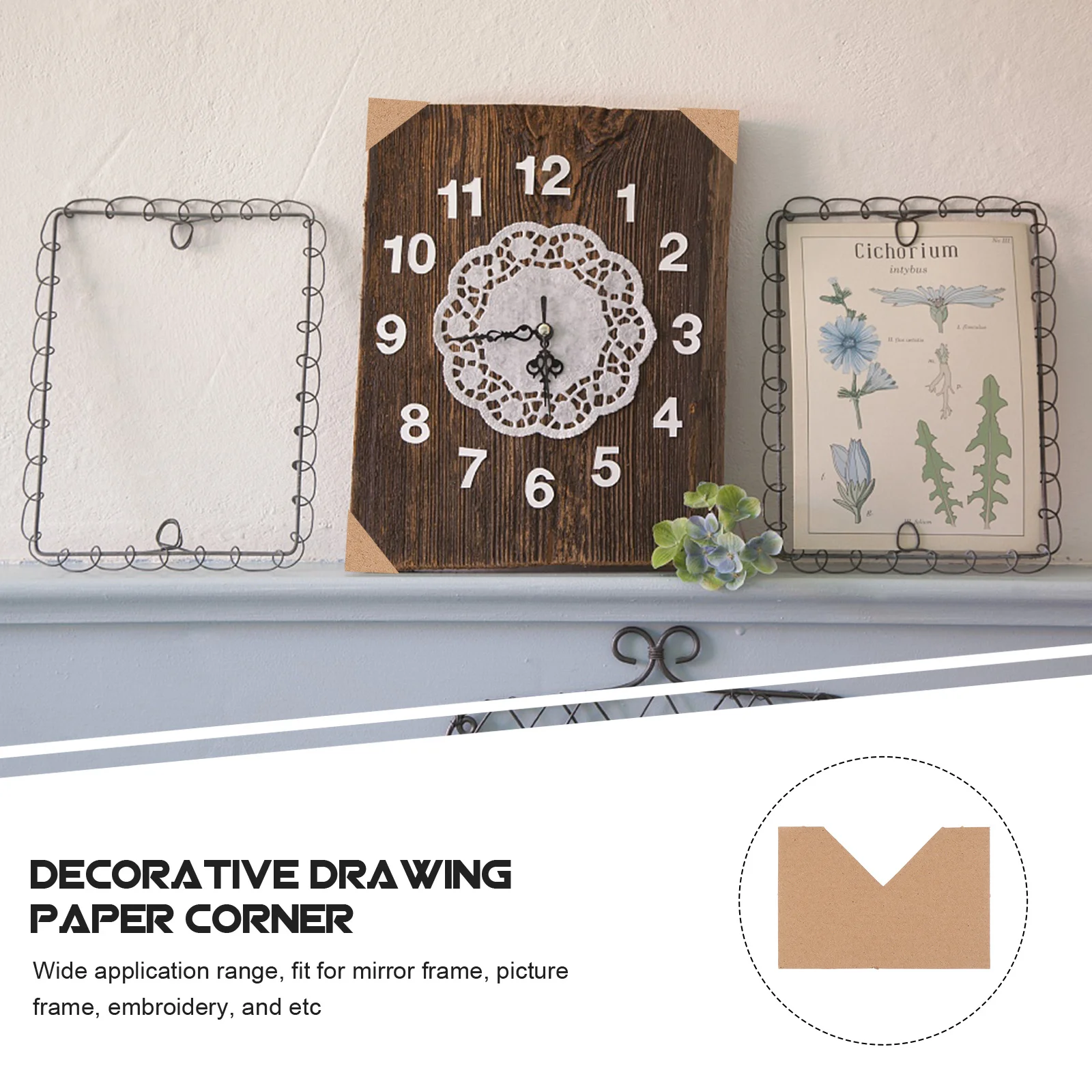 100Pcs Cardboard Corner Protector Thickened Kraft Paper Frame Corner Guard Shipping Moving Packing Protector for Picture Frame