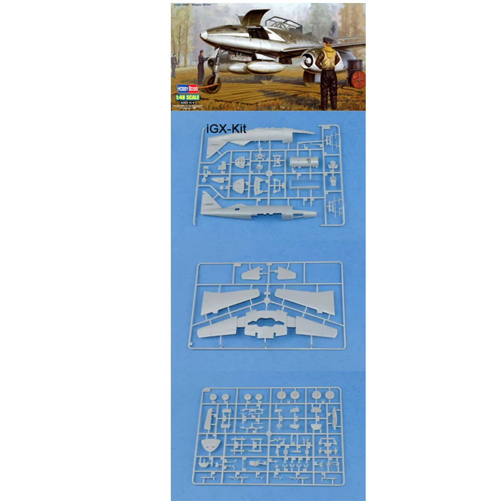 HobbyBoss 80378 1:48 Maßstab Me262 Me-262 Me-262B Me 262B-1a Kampfflugzeug Flugzeug Plastik-Bausatz Modellbausatz