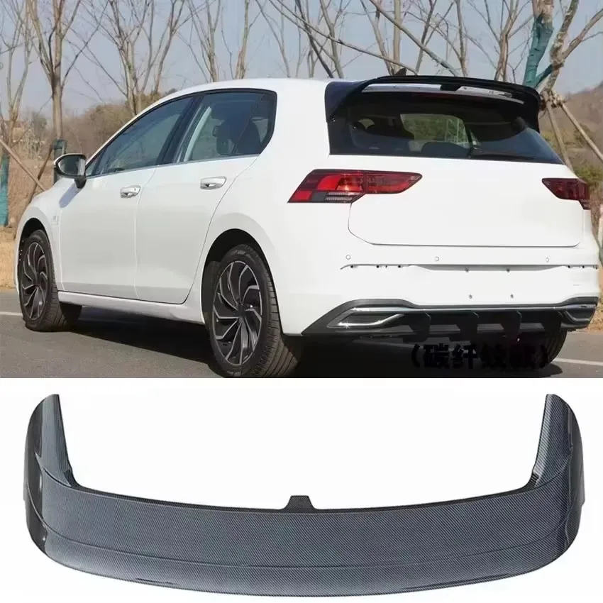 CS ClubSport Stijl Dakspoiler Wing Kit Tuning Voor VW Golf 8 MK8 GTI GTD R 2020 2021 2022 2023 Auto Kofferbak Boot Spoiler Wing