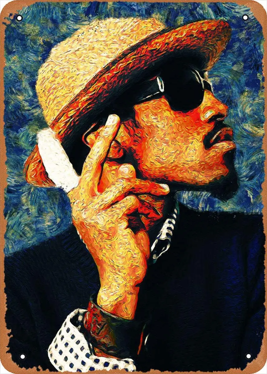 Vintage Metal Tin Sign ANDRE 3000 Artist2 Musical Bar Pub Cafe Wall Kitchen Bathroo Poster Karaoke Retro Decor Art 8x12 inc sign