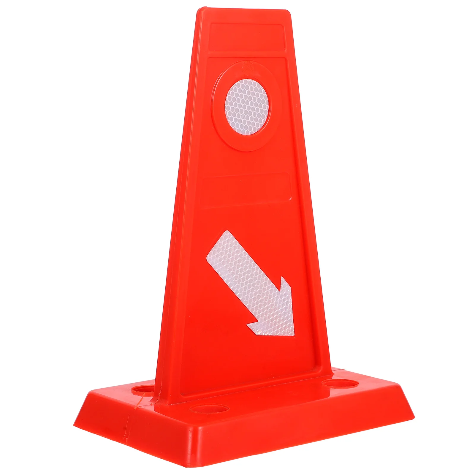 Sinal de aviso de estrada tpu durável reflexivo entrada garagem ao ar livre automóvel desviador cone tráfego sinal de estrada sinais de garagem