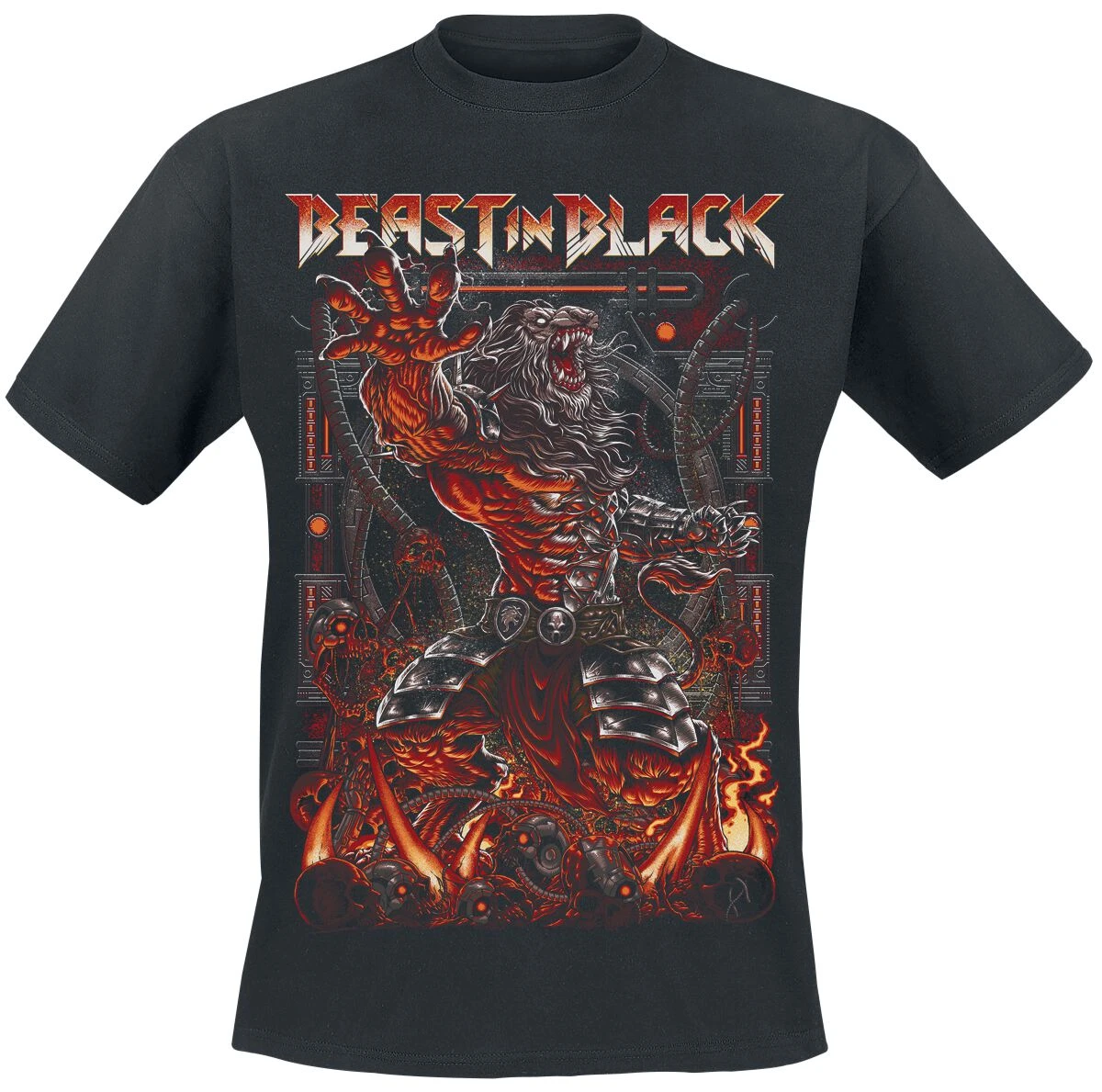 2026 Beast in Black Graphic Cotton Band T-shirt Unisex Summer Short Sleeve Fashion Brand Tee Luxury Casual Vintage Tees