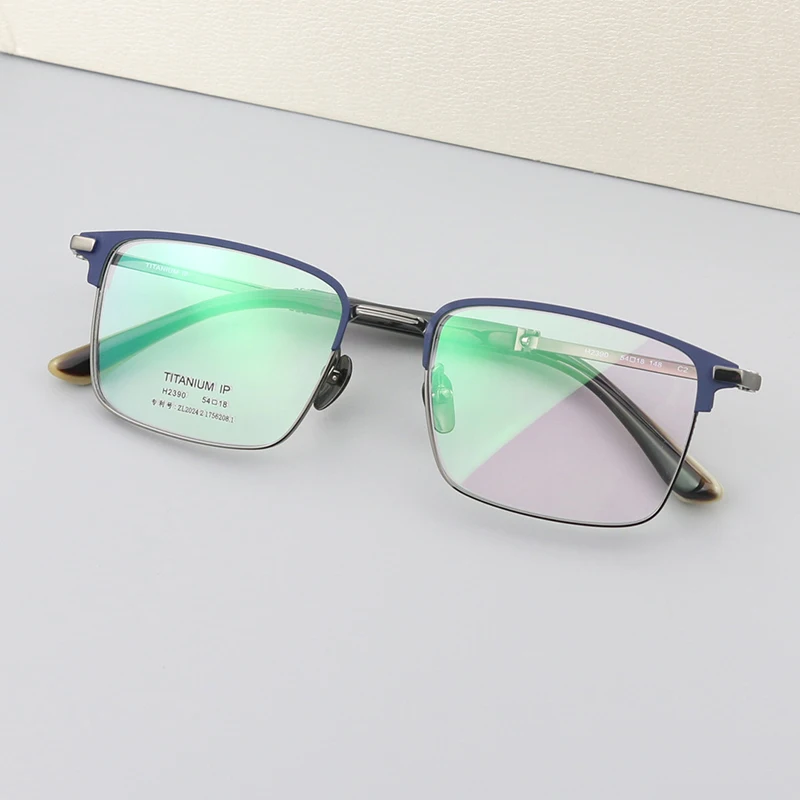 

Natural Buffalo Horn Rectangular Glasses Frame Men Handmade Design Optical Eyewear Women Myopia Reading Eyeglasses Frames