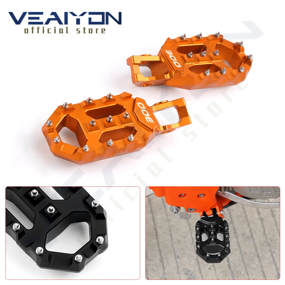 

Для 300 XC/XCF/SX/SXF/XC-W 300XC 300XCF 300SX 300SXF 300XC-W аксессуары для мотоциклов алюминиевые подножки педали подножки