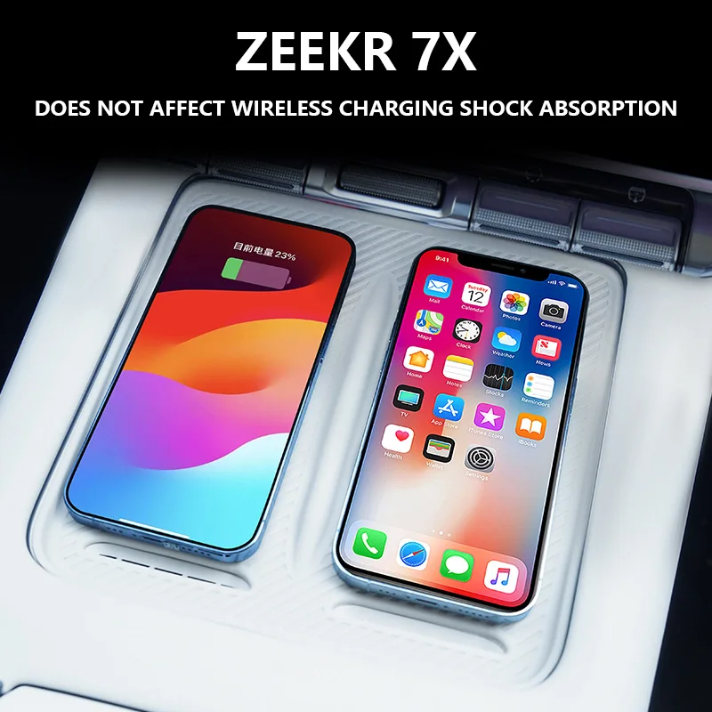 

For Zeekr 7x 2025 Wireless Charging Pad Protection Mat Retains Charging Function Easy to Clean Practical Interior Accessory Part