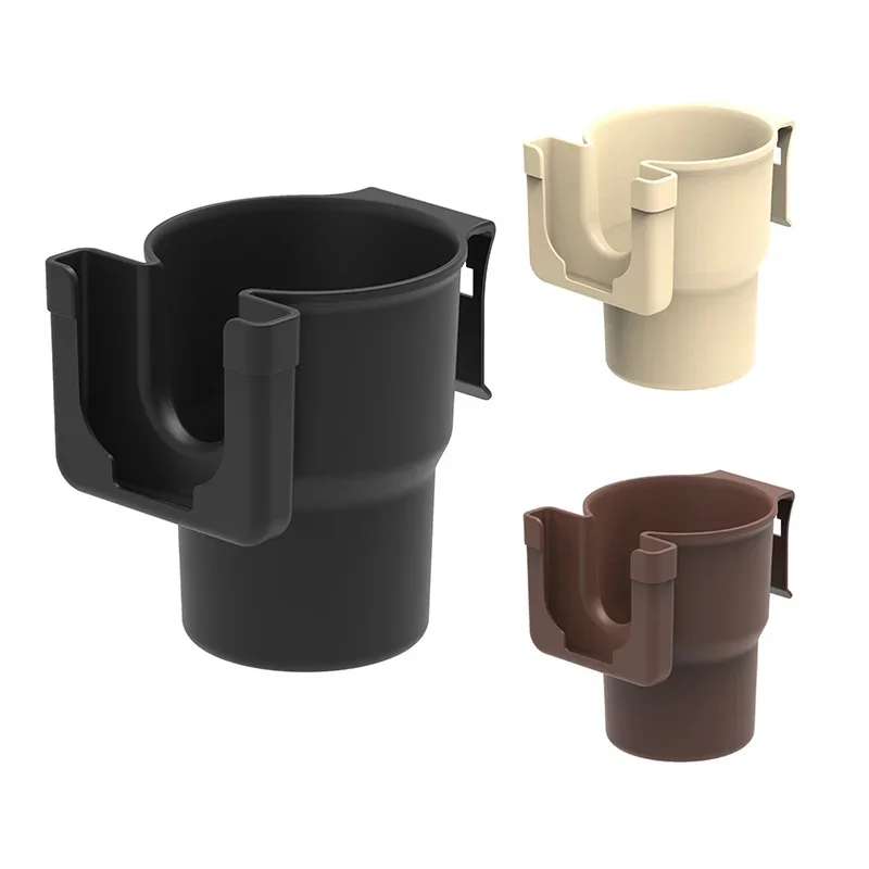 Car Cup Holder Mobile Phone Drinks Trash Can Multifunctional Tea Tray Air Vent Door Back Clip Armrest Storage Interior Bucket