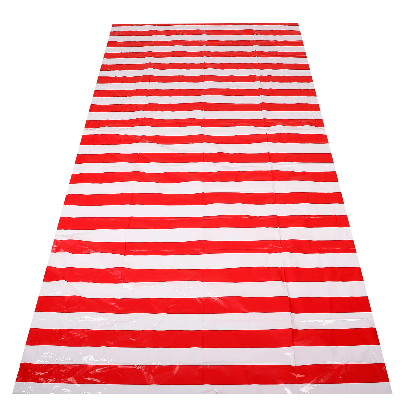 

Striped Circus Tablecloth Rectangle Reusable Plastic Party Table Cover Carnival Birthday Party Decoration Stripe Tablecloth