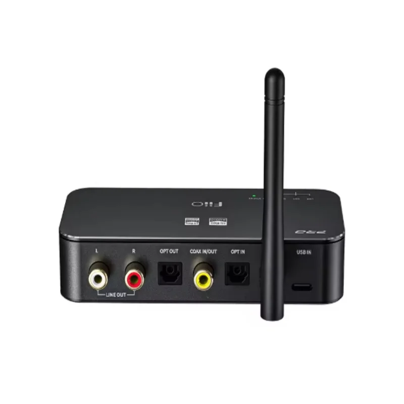 FiiO BTA30Pro HiFi سماعة لاسلكية تعمل بالبلوتوث 5.0 LDAC، 32bit/384khz، DSD256، جهاز استقبال جهاز إرسال 30 متر للكمبيوتر/التلفزيون/مكبر الصوت/سماعة الرأس