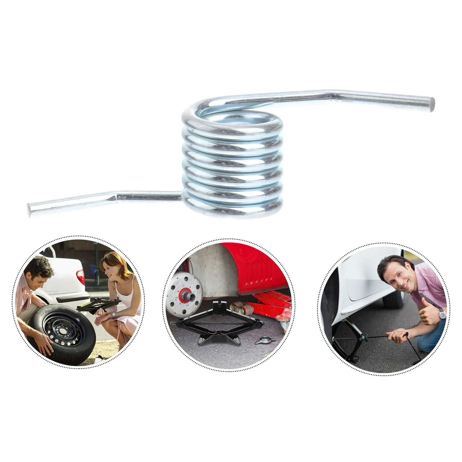 

3PCS Hydraulic Jack Spring Durable Tension Handle Replacement Parts For 3-4Ton Jacks Horizontal Jack Springs Accessories