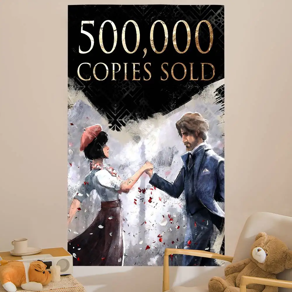 

Game Clair O-Obscur E-Expedition 33 Hanging Bohemian Tapestry Hanging Tarot Hippie Wall Rugs Dorm Japanese Tapestry