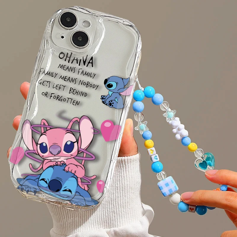 Cartoon Cute Stitch Case For Infinix Hot 40 30i 40i Smart 8 Pro 7 Spark Go 20 20C 10C 10 Pro Transparent Phone Cover