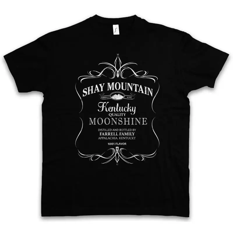 SHAY MOUNTAIN MOONSHINE T SHIRT Farrell Family Logo Outsiders Wine Moonshiners