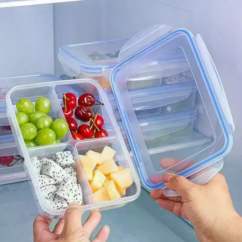 재사용 가능한 플라스틱 음식 보관 용기, 밀폐 뚜껑과 - Meal Prep For Office 리뷰 및 가격