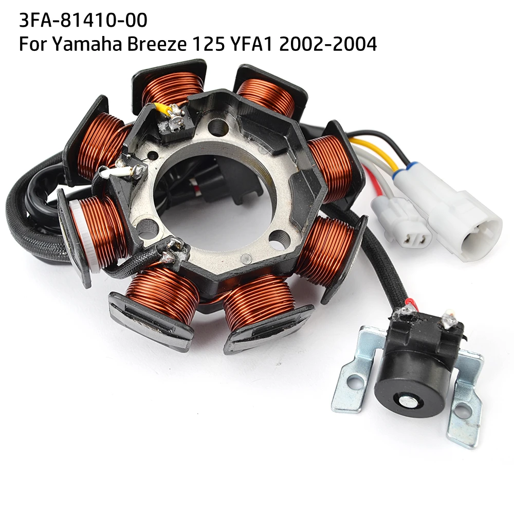 

Stator Coil For Yamaha Breeze 125 YFA1 2002 2003 2004 3FA-81410-00 Generator Magneto Ignition