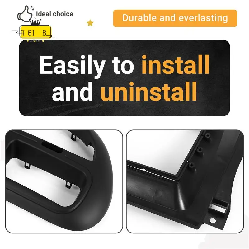 

ABIB -2Din Car CD Radio Stereo Fascia Panel Frame DVD Frame Panel Adaptor Fitting Kit For Ford Transit 2006-2013