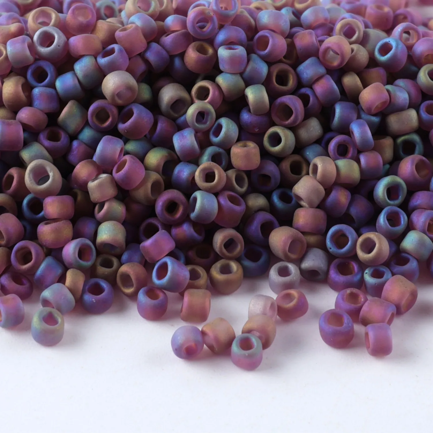 Hochwertige CJ 11/0 Mattierte Rocailles-Perlen für Schmuckherstellung, 10g/Röhrchen, Geeignet für Alle Arten von DIY-Bastelarbeiten – Detail 26