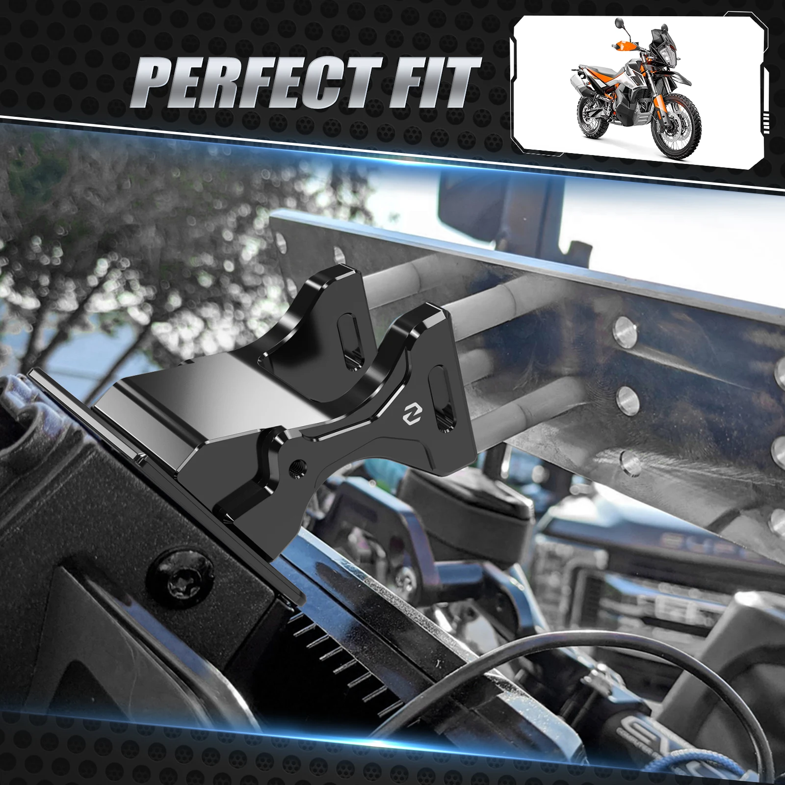 Navigations-GPS-Halterung für Husqvarna Norden 901 2022-2025, 790 890 Adventure R/Rally/S 2019-2022, 390 ADV 2020-2024 – Detail 13