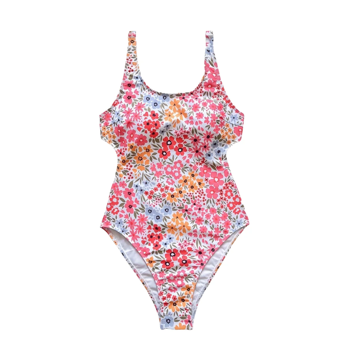 Damenmode Blumen-Badeanzug, sexy einteilige Bikinis, Mädchen, schlank, rückenfrei, hohe Taille, Bikini-Set, Strand, Schwimmen, bedruckte Badebekleidung