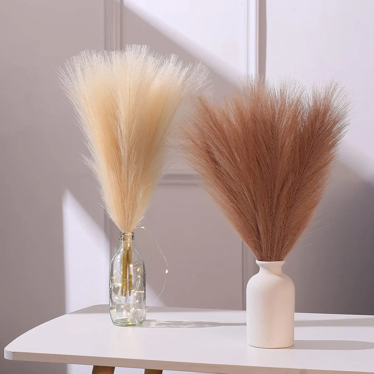 10/20PCS Gras Reed Künstliche Pflanzen Hotsale Hause Im Freien Hof Garten Bogen Festival Hochzeit Brautstrauß DIY Geschenk tisch Dekor – Detail 4