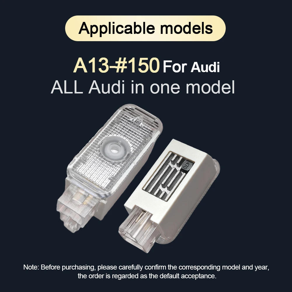 سيارة HD العارض مصباح LED السيارات الباب ترحيب ضوء لأودي A4 A3 8 فولت 8P 8L A6 C5 C6 C7 A5 A7 Q3 Q5 Q7 S3 S4 S6 Sline OEM ضوء