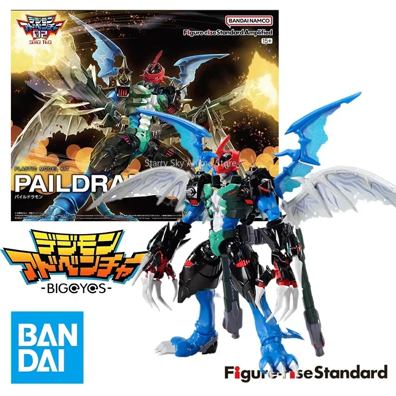 Bandai Digimon Adventure FRS PAILDRAMON Anime Figure Model Kit Anime Fighter Assembly Model Anime Action Figure Toy Gift for Kid