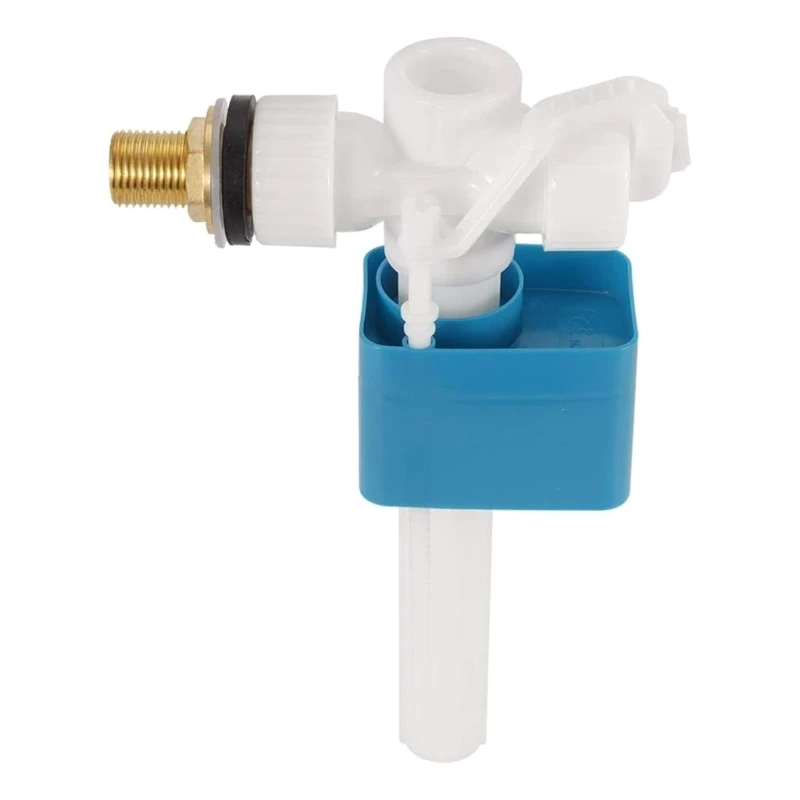 Valvole ingresso laterali a galleggiante regolabile Flussi d'acqua Valvole acqua in plastica resistente con tubo in rame