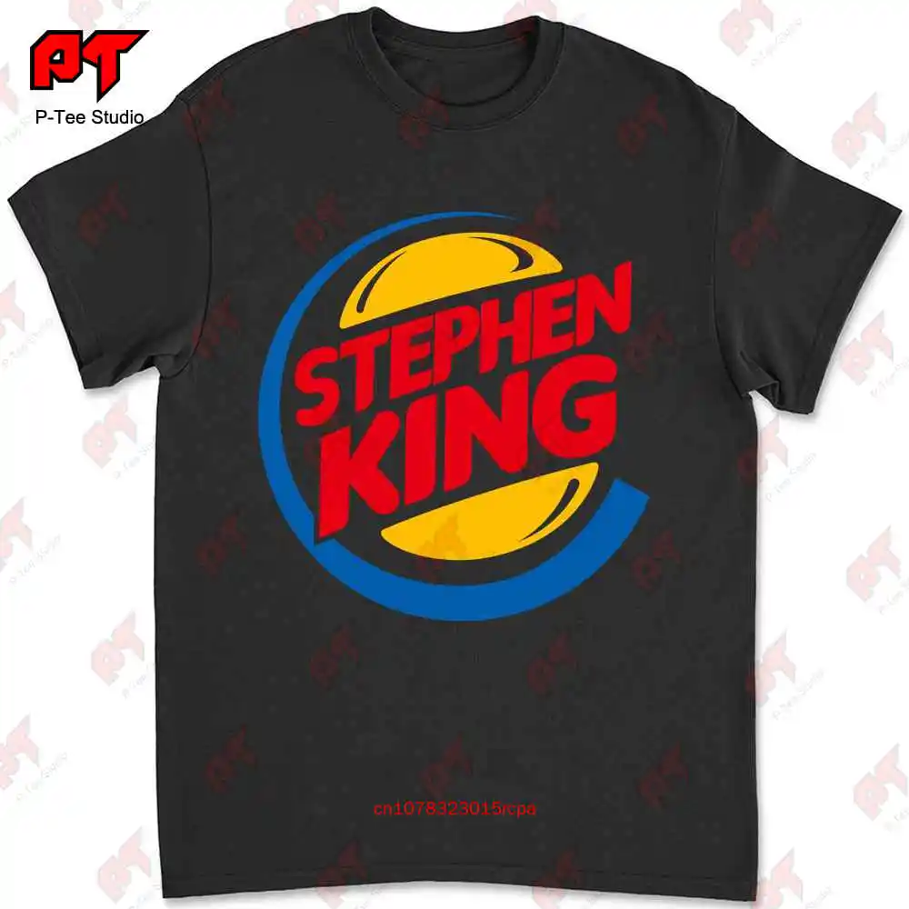 Stephen King Burger T-shirt Tee L4LI