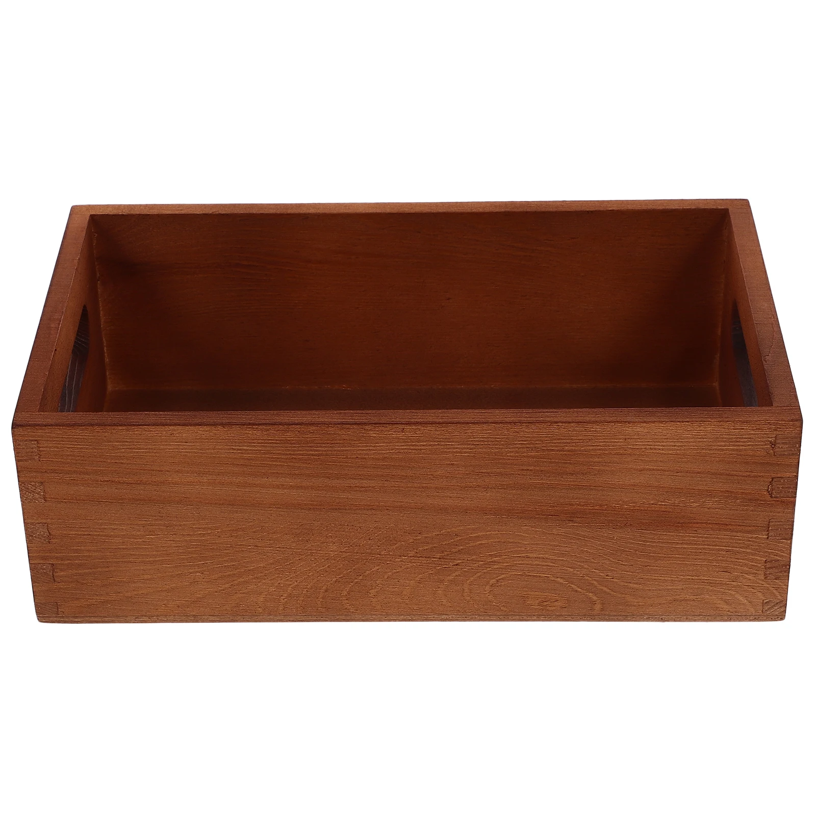 

Wood Storage Bin Modern Design Sundries Holder Lightweight Sturdy Convenient Pantry Organizer Wood Crate Box Crate Box