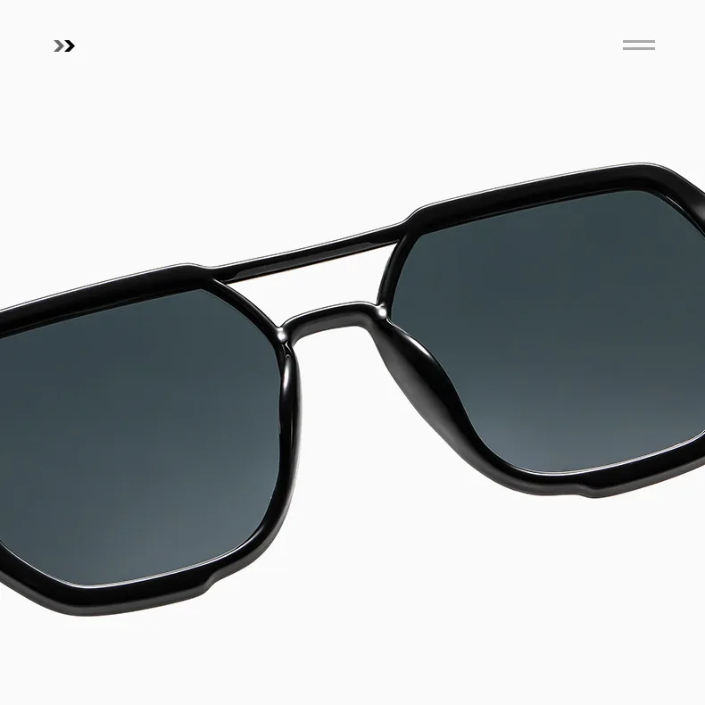 2026 Herren-Sonnenbrille: Schlichte Designer UV400 Piloten-Sonnenbrille mit Metallbügeln – Modische Reise-Sonnenbrille für Herren – Detail 5
