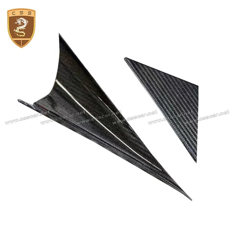 3k Twill Webart Carbon Te-Chart Stil Auto Front lippe Diffusor hinten Enten schwanz Flügel Body Kit für Porsche Taycan