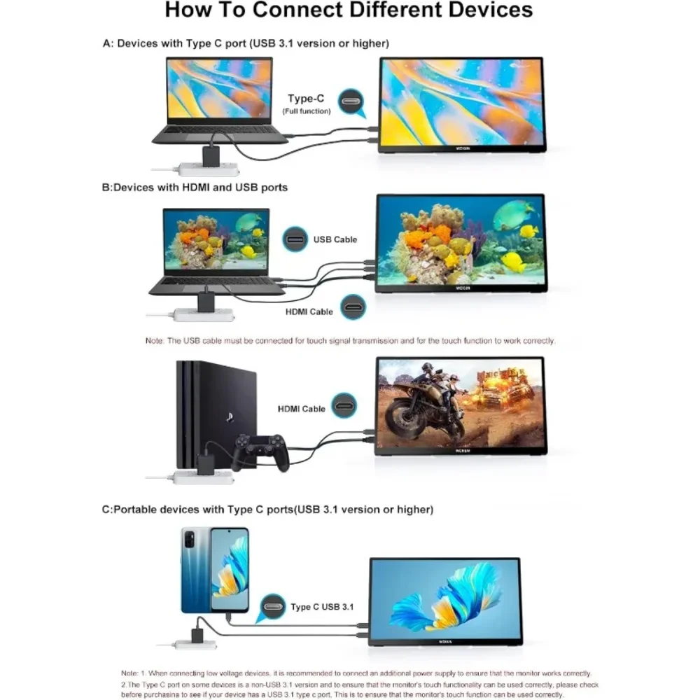 أجهزة الكمبيوتر وملحقاتها 17.3 بوصة شاشة لمس محمولة 4K UHD 3840 × 2160 100% NTSC هيكل معدني من الزجاج المقسى، مكبر صوت #5