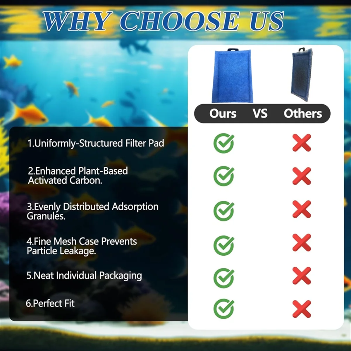 Hiws 10PCS Aquarium…
