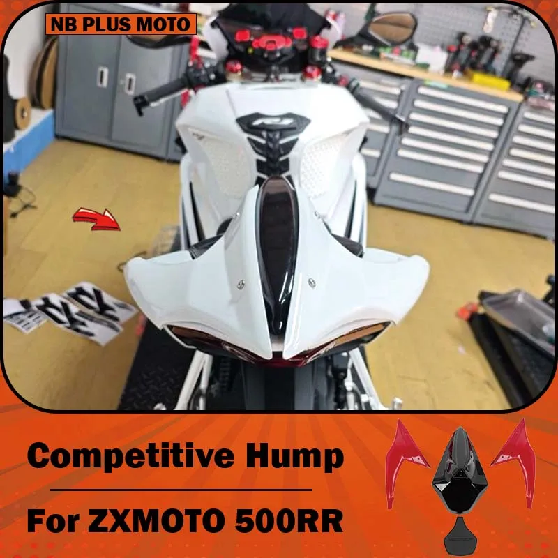 【Premium】For ZXMOTO 500rr modified competitive hump fire blade rear hump rear wing with seamless and non-destructive installatio